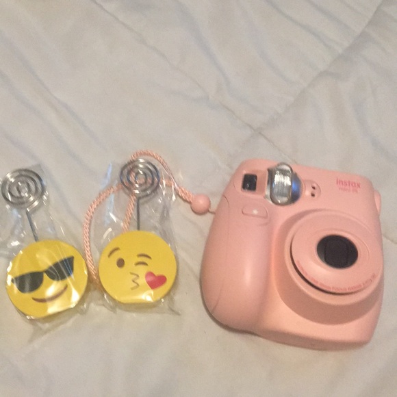 instax Other - Instax mini 7s instant camera and emoji holders